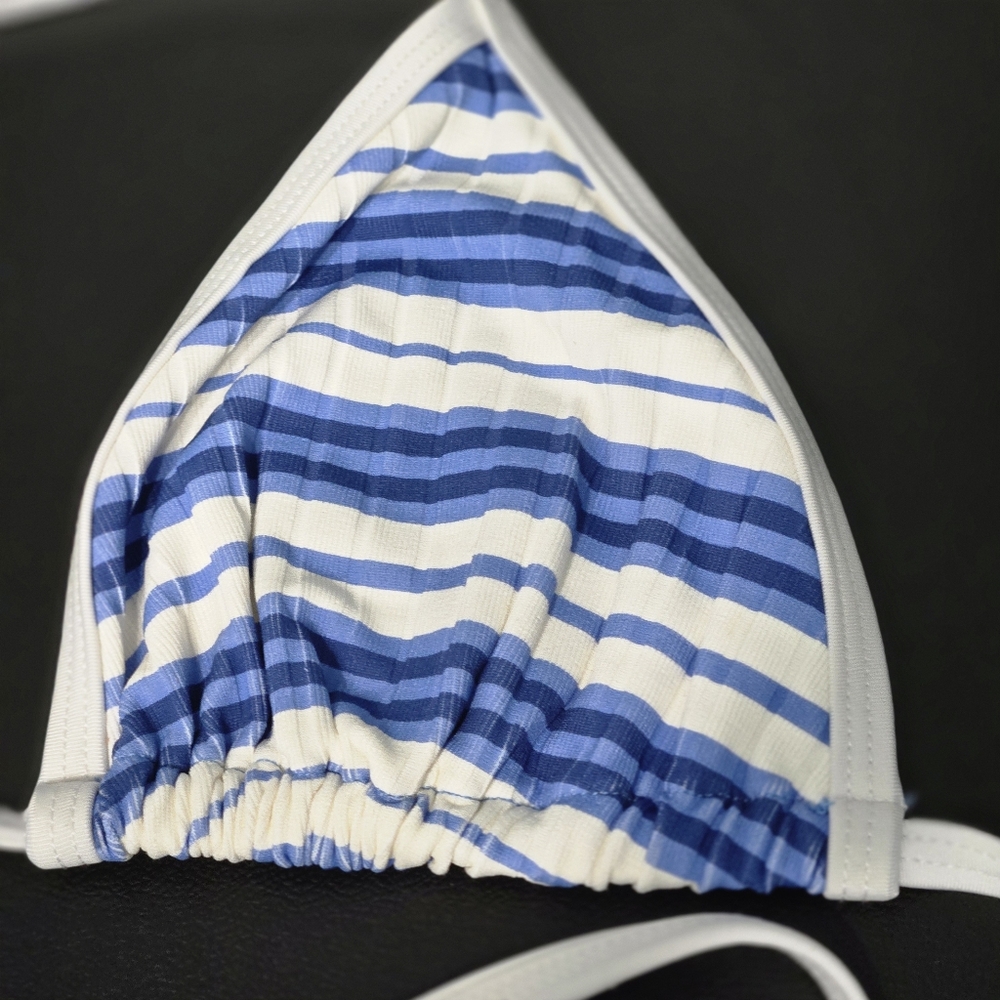 Solid & Striped Revolve Iris Bikini Top In Marina… - image 6